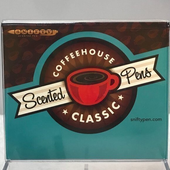 Snifty "Mocha Latte Dark Coffee" Coffee Scented Ballpoint Pen Quantity of 1 Pen - Picture 2 of 4